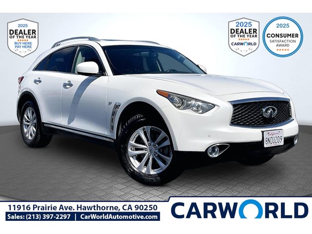 Majestic White 2017 INFINITI QX70 SUV / Crossover Automatic