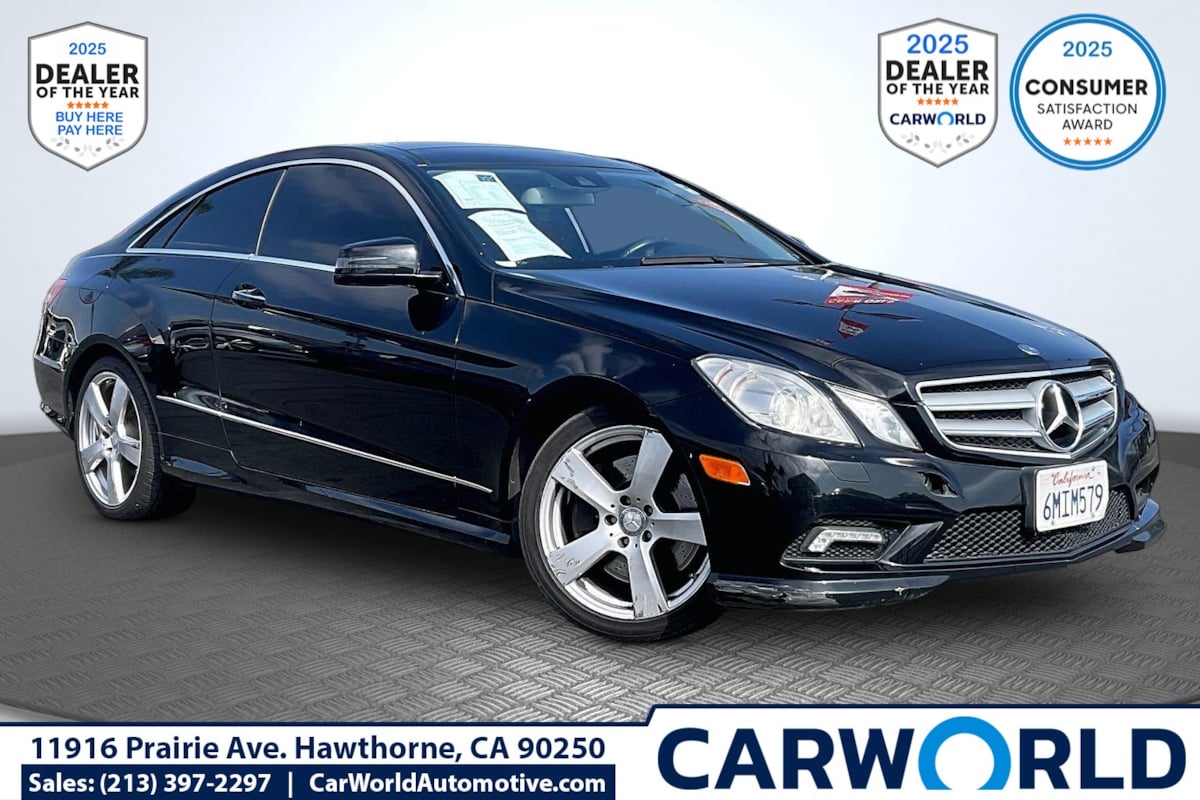  2010 Mercedes-Benz E-Class Coupe Rear-Wheel Drive Automatic