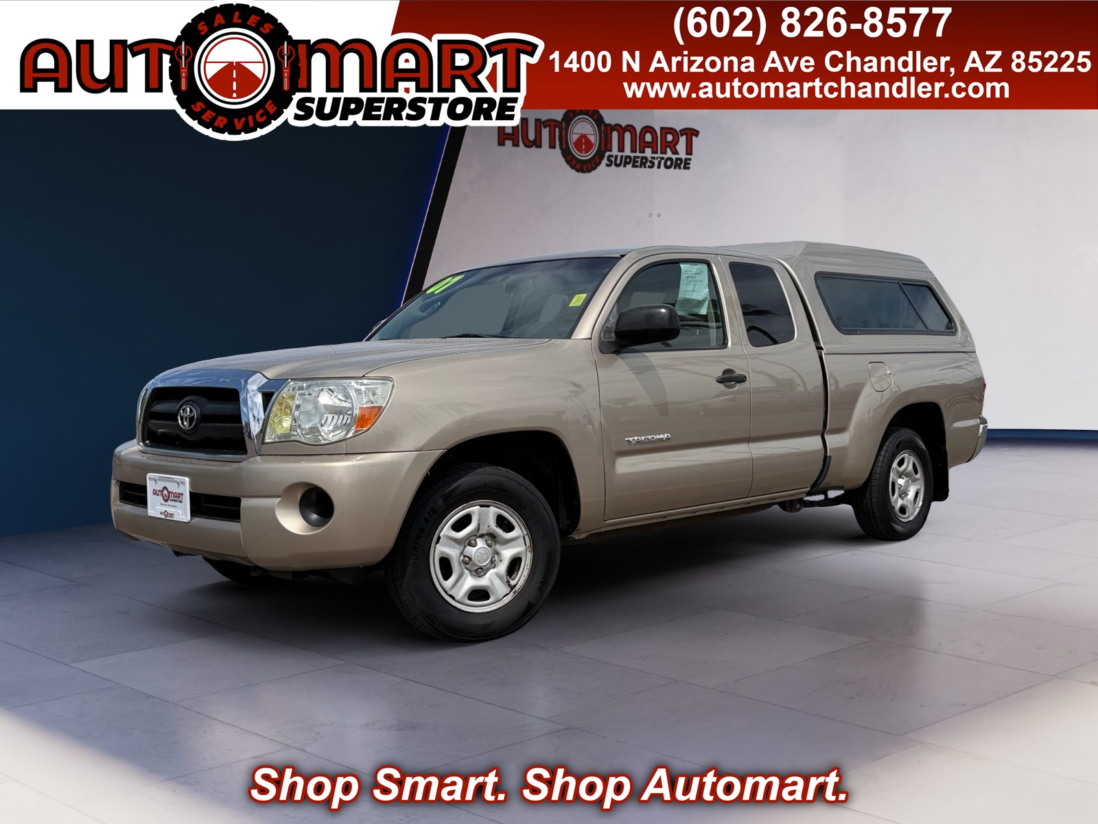 Desert Sand Mica 2007 Toyota Tacoma Pickup Truck  Automatic