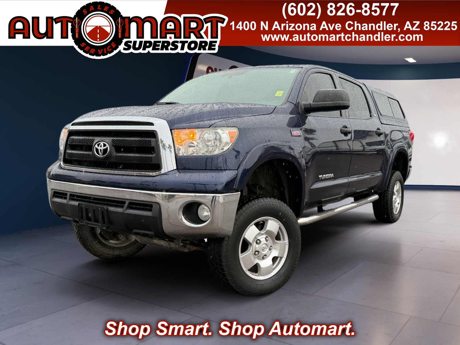 Nautical Blue Metallic 2011 Toyota Tundra Pickup Truck Four-Wheel Drive Automatic