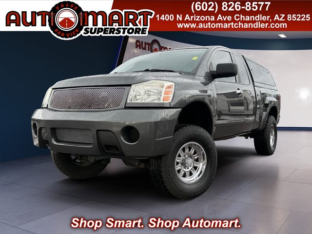 Smoke 2007 Nissan Titan Pickup Truck Rear-Wheel Drive Automatic