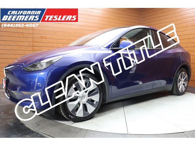 Deep Blue Metallic 2023 Tesla Model Y Long Range AWD SUV / Crossover All-Wheel Drive Automatic