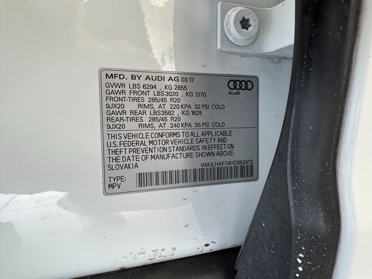 2017 Audi Q7 Premium Plus photo 64