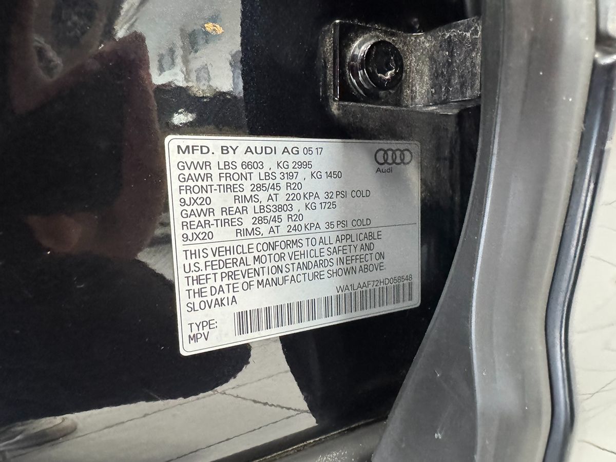 2017 Audi Q7 Premium Plus photo 63