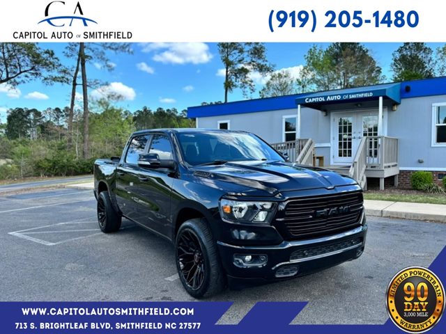 Diamond Black Crystal Pearlcoat 2021 RAM 1500 Big Horn Crew Cab RWD Pickup Truck 4X2 Automatic