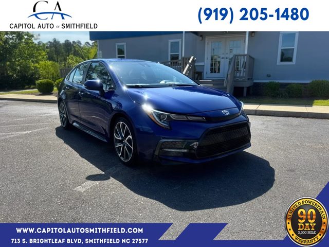 Blue 2021 Toyota Corolla SE FWD Sedan Front-Wheel Drive Automatic