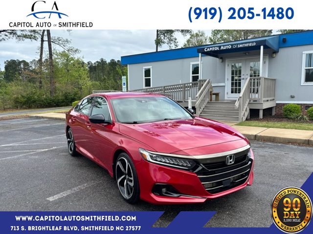 San Marino Red 2021 Honda Accord Sport FWD Sedan Front-Wheel Drive Automatic