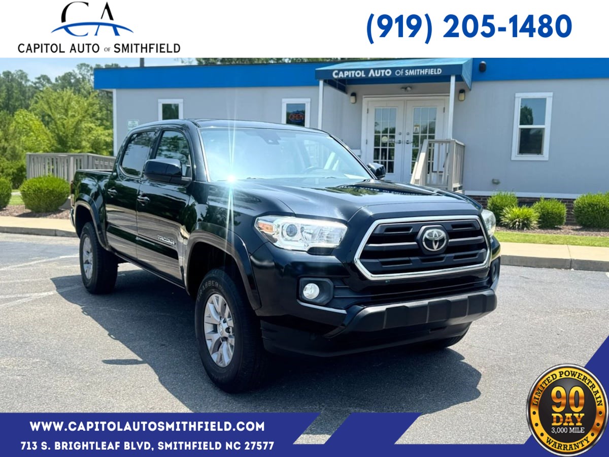 Midnight Black Metallic 2019 Toyota Tacoma Pickup Truck 4X2 Automatic