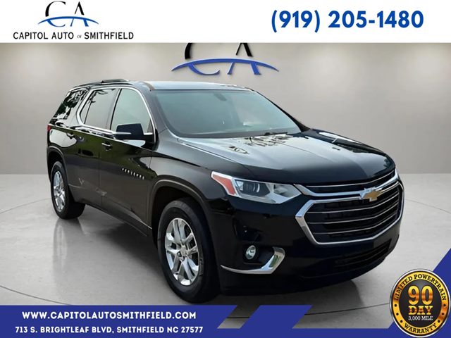 Mosaic Black Metallic 2021 Chevrolet Traverse SUV / Crossover Four-Wheel Drive Automatic