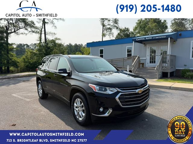 Mosaic Black Metallic 2021 Chevrolet Traverse SUV / Crossover Four-Wheel Drive Automatic