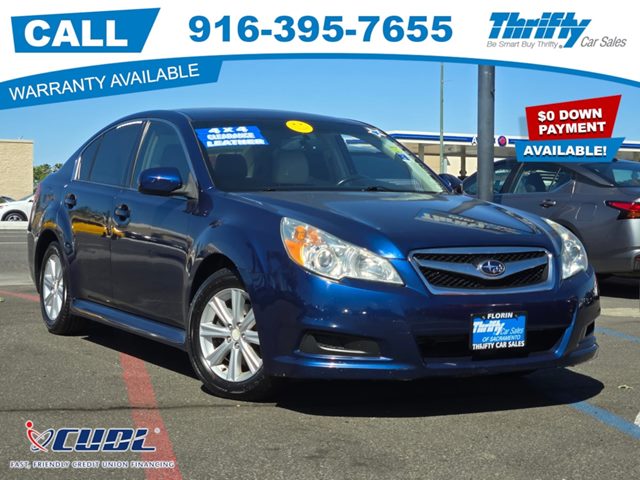 Azurite Blue Pearl 2011 Subaru Legacy 2.5i Premium AWD Sedan All-Wheel Drive Automatic