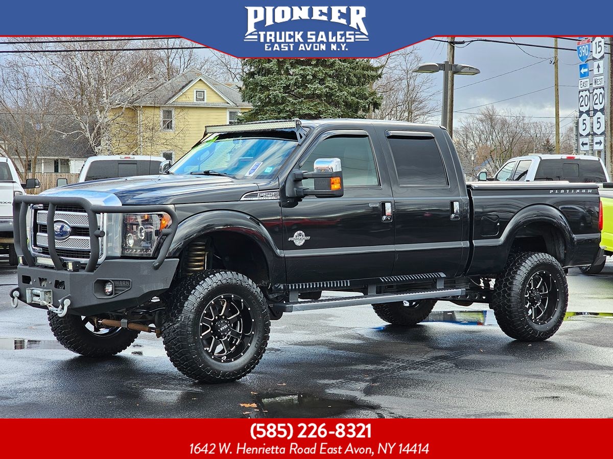 2015 Ford Super Duty F-250 SRW PLATINUM POWERSTROKE DIESEL LIFTED 37's FX4