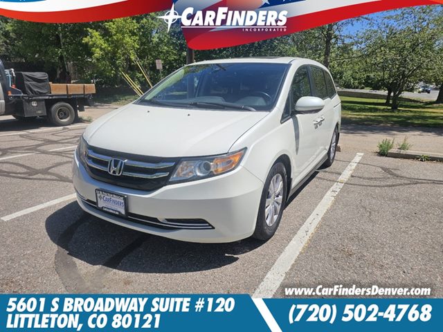 White Diamond Pearl 2015 Honda Odyssey Minivan Front-Wheel Drive Automatic