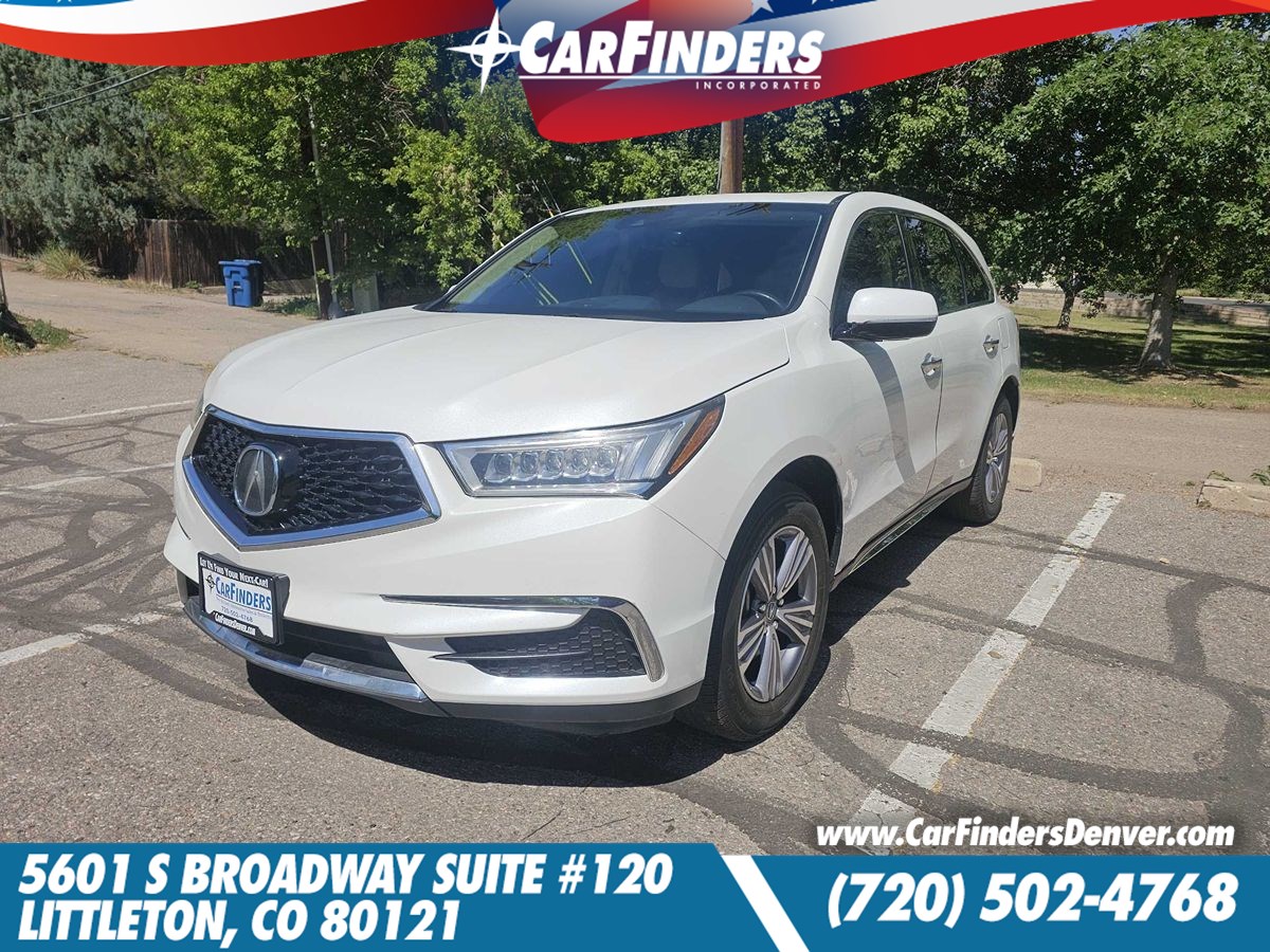 Platinum White Pearl 2020 Acura MDX SUV / Crossover All-Wheel Drive Automatic