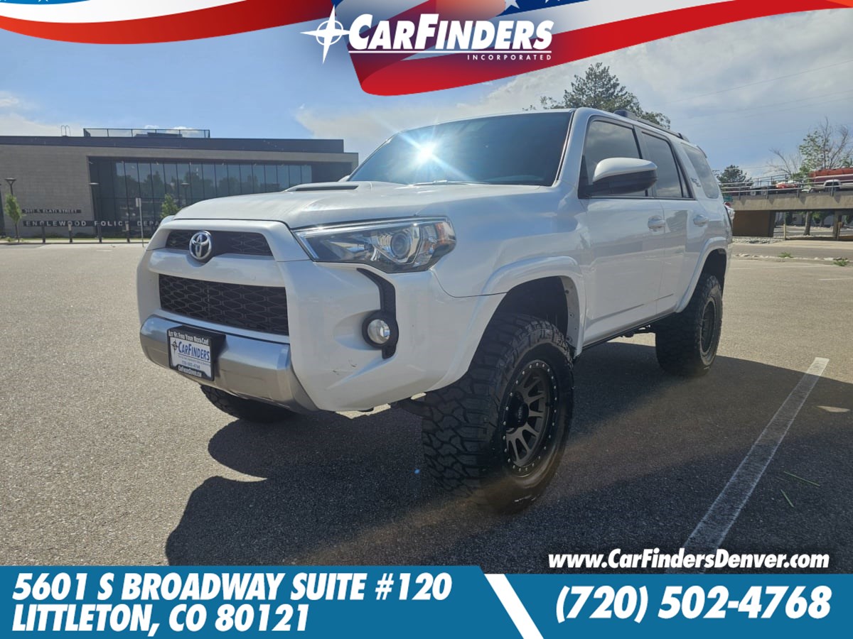 Super White 2019 Toyota 4Runner SUV / Crossover Four-Wheel Drive Automatic