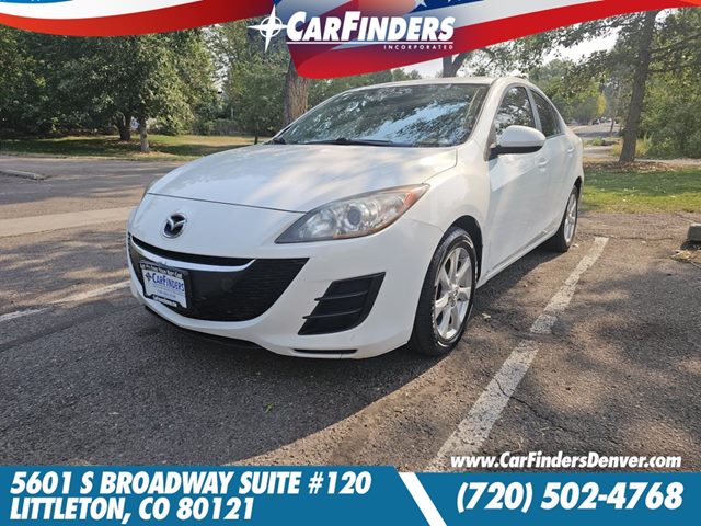 Crystal White Pearl Mica 2010 Mazda MAZDA3 Sedan Front-Wheel Drive Automatic