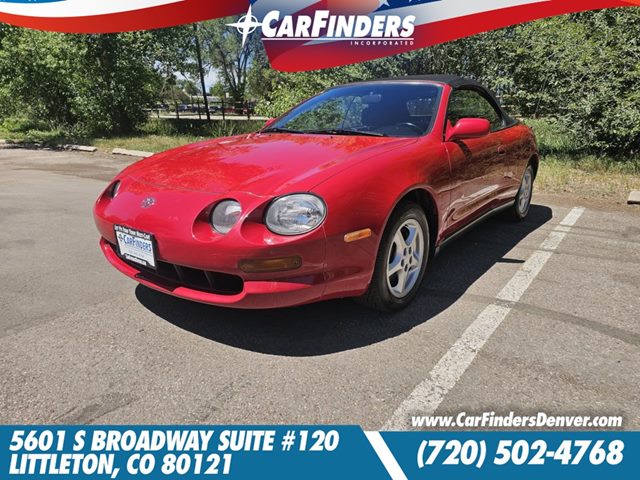 Red 1995 Toyota Celica Convertible Front-Wheel Drive Automatic