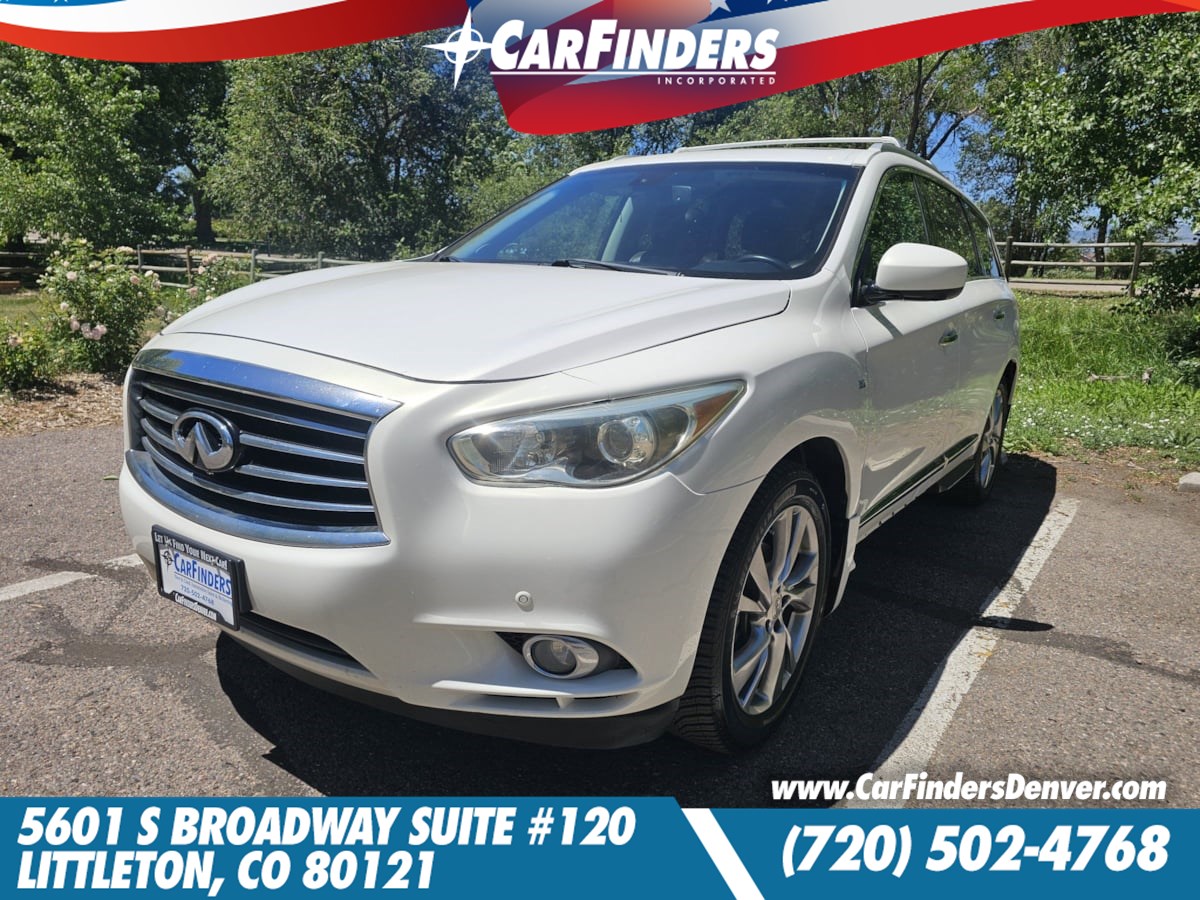 Moonlight White 2014 INFINITI QX60 SUV / Crossover All-Wheel Drive Automatic
