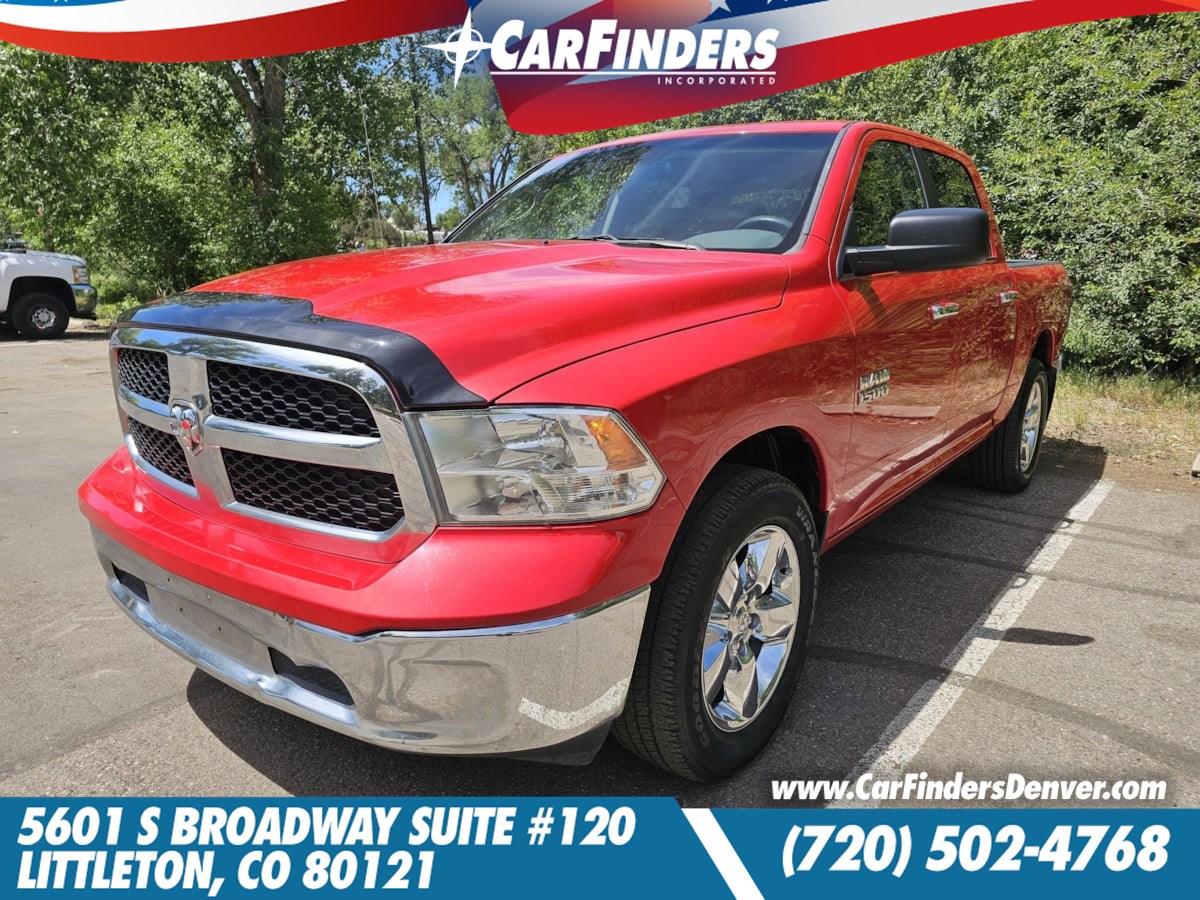 Flame Red 2018 RAM 1500 Pickup Truck Four-Wheel Drive Automatic