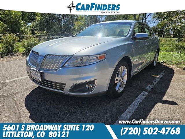 Light Ice Blue Metallic 2009 Lincoln MKS Sedan All-Wheel Drive Automatic