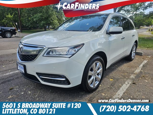 White Diamond Pearl 2016 Acura MDX SUV / Crossover All-Wheel Drive Automatic