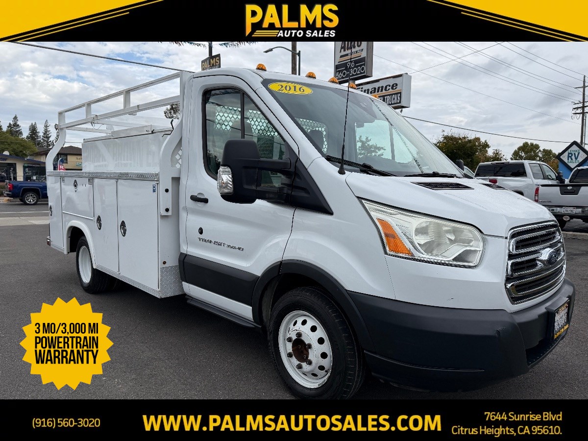 2016 Ford Transit Chassis Cab T-350 DRW UTILITY ENCLOSED BOX