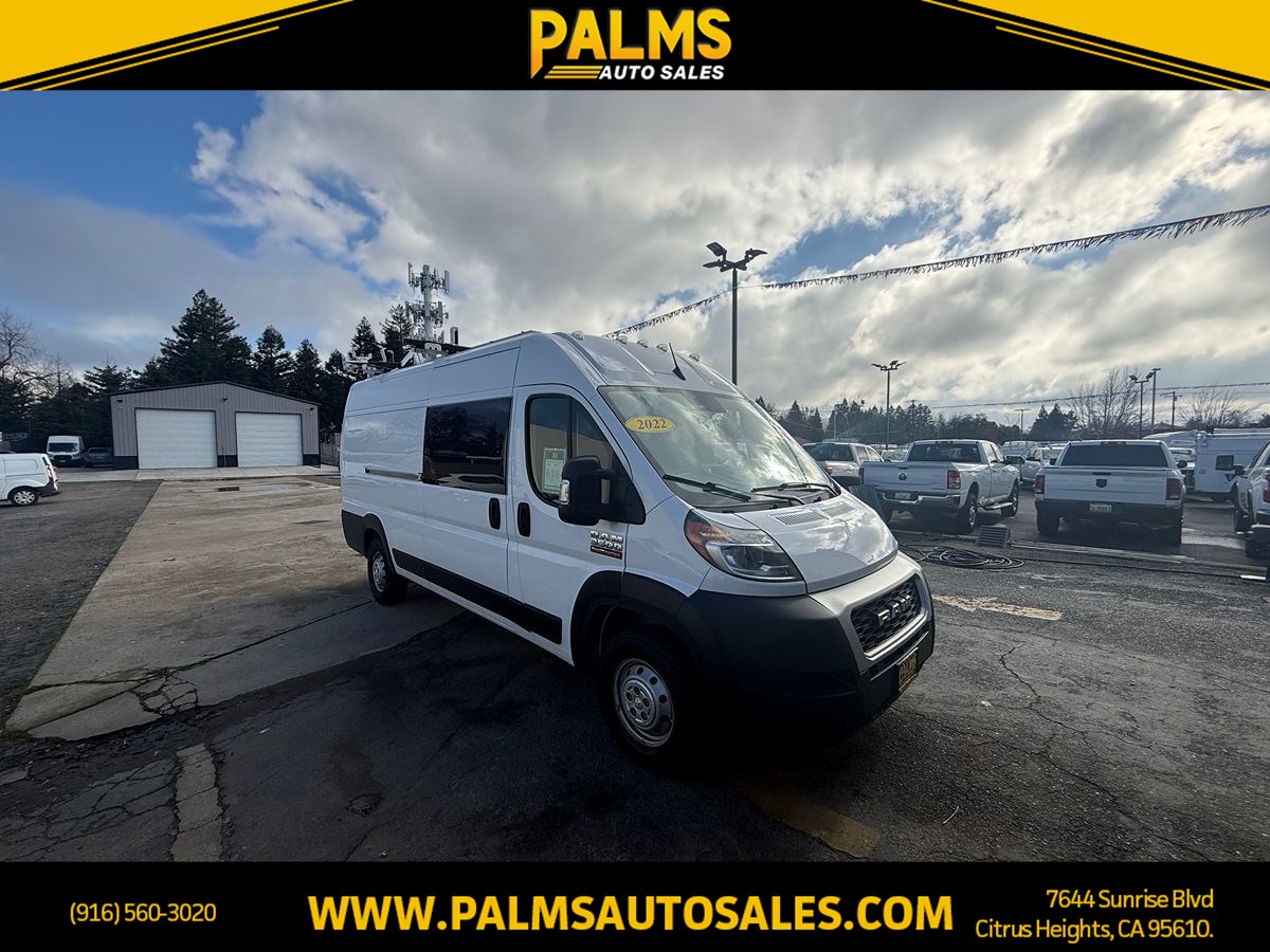 2022 RAM ProMaster 3500 159 High Roof Extended Cargo Van FWD