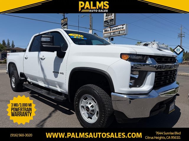 Summit White 2023 Chevrolet Silverado 2500HD LT Crew Cab 4WD Pickup Truck Four-Wheel Drive Automatic