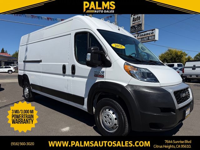 Bright White Clearcoat 2021 RAM ProMaster Van Front-Wheel Drive Automatic