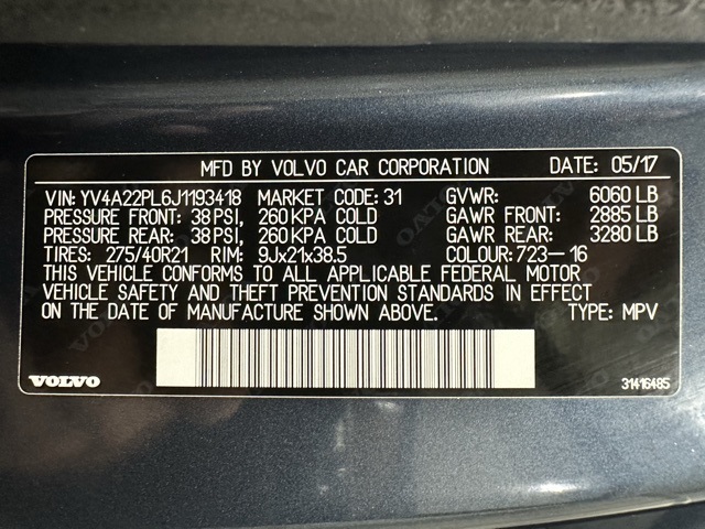 Sold 2018 Volvo XC90 T6 Inscription in Spencerport