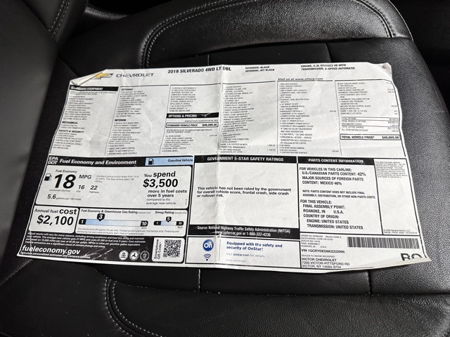 2019 Chevrolet Silverado 1500 LT photo 21