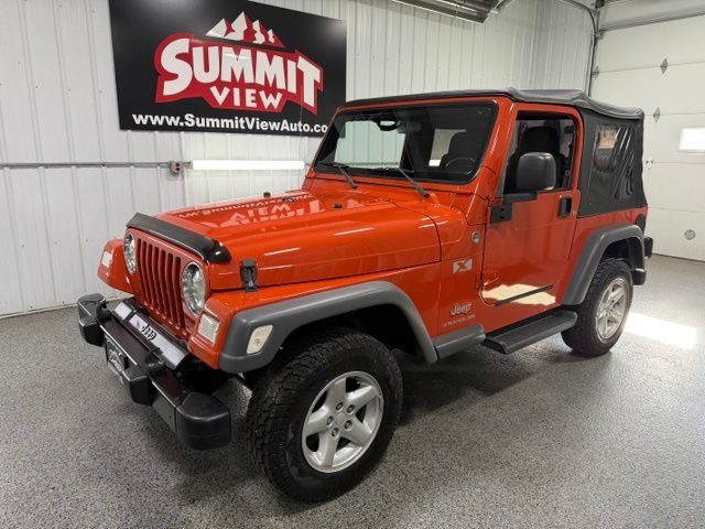 Impact Orange 2005 Jeep Wrangler X SUV / Crossover Four-Wheel Drive Manual