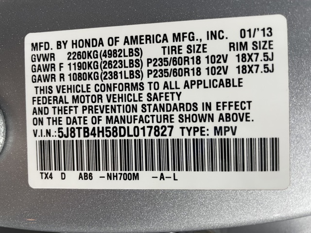 Sold 2013 Acura RDX Technology Package w/Technology Package in