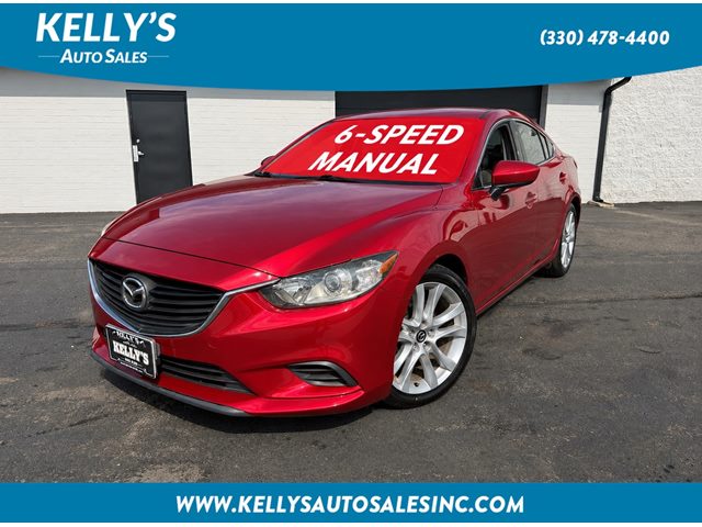 Soul Red Metallic 2014 Mazda MAZDA6 i Touring Sedan Front-Wheel Drive Manual