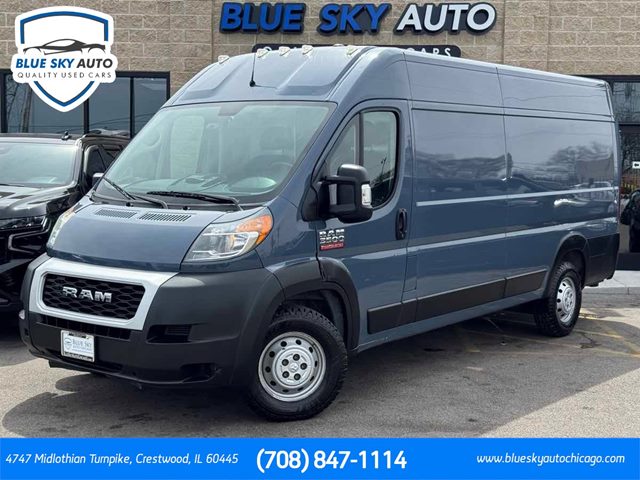 Patriot Blue Pearlcoat 2019 RAM ProMaster 3500 159 High Roof Extended Cargo Van FWD Van Front-Wheel Drive Automatic