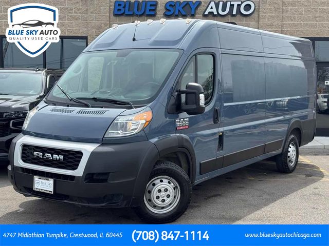 Patriot Blue Pearlcoat 2019 RAM ProMaster 3500 159 High Roof Extended Cargo Van FWD Van Front-Wheel Drive Automatic