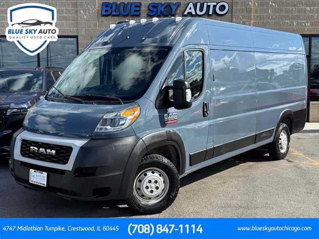 Patriot Blue Pearlcoat 2019 RAM ProMaster 3500 159 High Roof Extended Cargo Van FWD Van Front-Wheel Drive Automatic