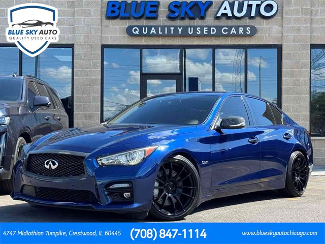 Iridium Blue 2016 INFINITI Q50 Sedan All-Wheel Drive Automatic