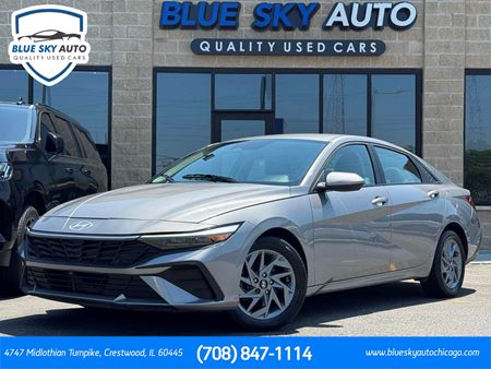 2025 Hyundai Elantra Hybrid Blue