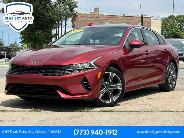 Passion Red 2021 Kia K5 Sedan Front-Wheel Drive Automatic