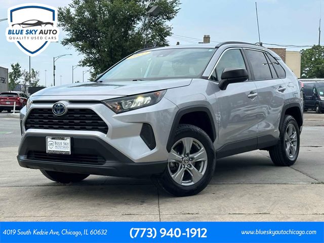 Silver Sky Metallic 2022 Toyota RAV4 Hybrid SUV / Crossover All-Wheel Drive Automatic