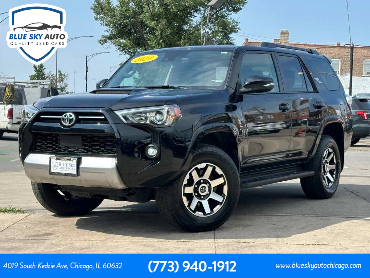 Midnight Black Metallic 2024 Toyota 4Runner SUV / Crossover Four-Wheel Drive Automatic