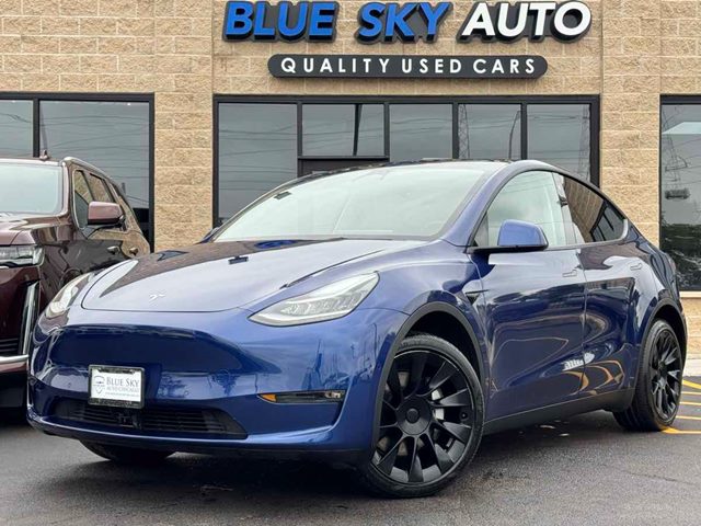 Deep Blue Metallic 2022 Tesla Model Y SUV / Crossover All-Wheel Drive Automatic