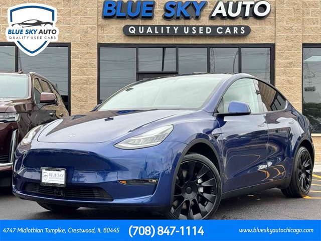 Deep Blue Metallic 2022 Tesla Model Y SUV / Crossover All-Wheel Drive Automatic