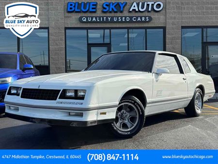 1987 Chevrolet Monte Carlo Sport SS