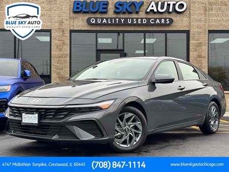 2024 Hyundai Elantra Hybrid Blue