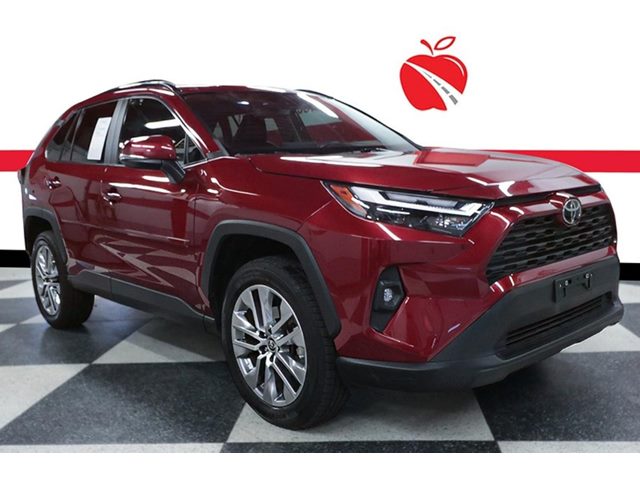 Red (Ruby Flare Pearl) 2022 Toyota RAV4 XLE Premium FWD SUV / Crossover Front-Wheel Drive Automatic