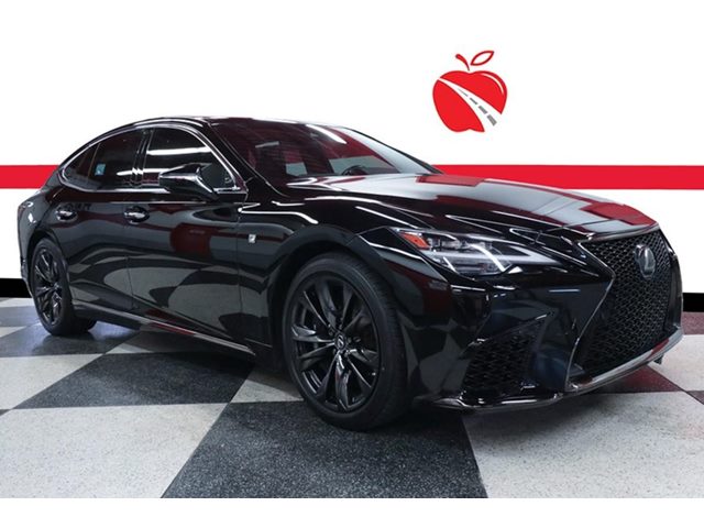 Gray (Graphite Black GF) 2021 Lexus LS 500 F Sport RWD Sedan Rear-Wheel Drive Automatic