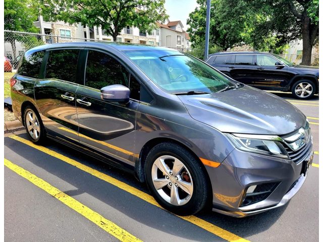 Gray (Modern Steel Metallic) 2019 Honda Odyssey EX-L FWD Minivan Front-Wheel Drive Automatic