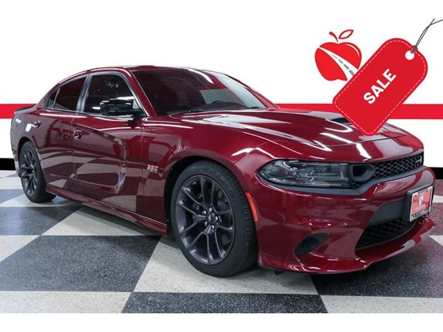Octane Red Pearlcoat 2023 Dodge Charger Scat Pack RWD Sedan Rear-Wheel Drive Automatic